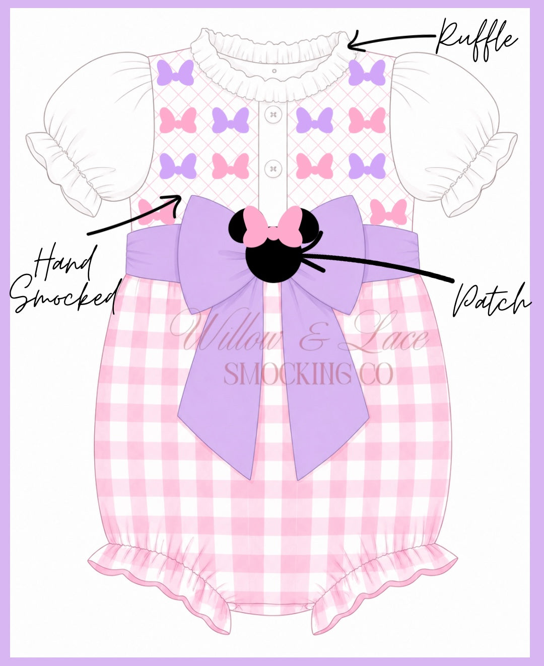 Mouse Bows Bubble NOT CUSTOMIZABLE