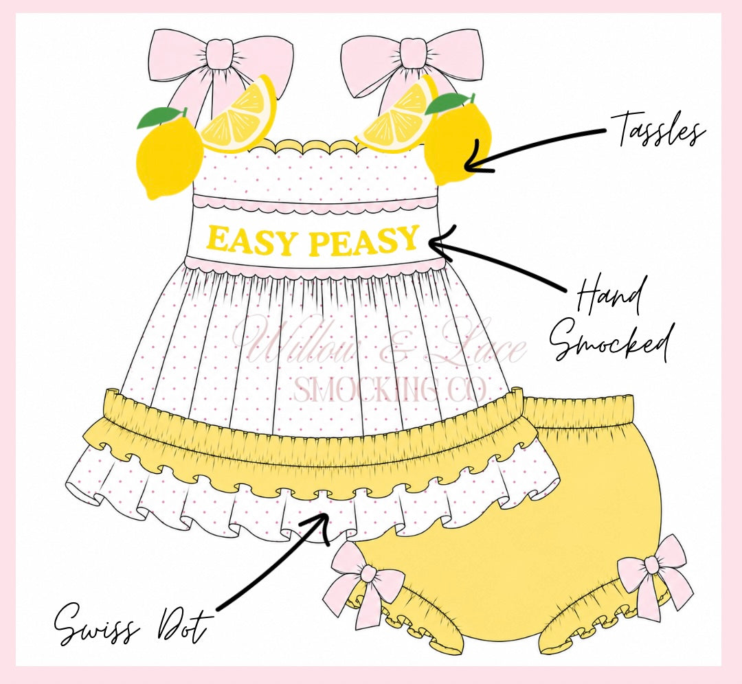 EASY PEASY Bloomer Set NOT CUSTOMIZABLE