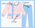 PO Bow Pockets Legging Set NOT CUSTOMIZABLE