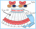 Here For Pie Bloomer Set NOT CUSTOMIZABLE