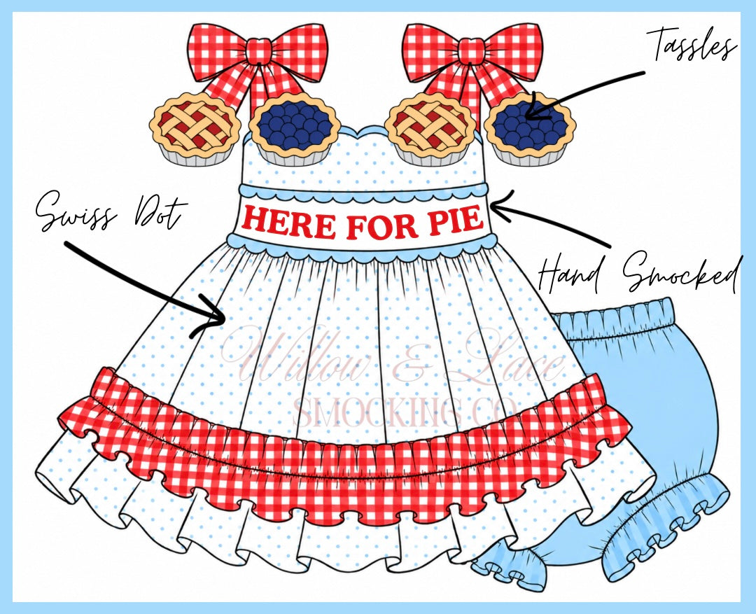 Here For Pie Bloomer Set NOT CUSTOMIZABLE