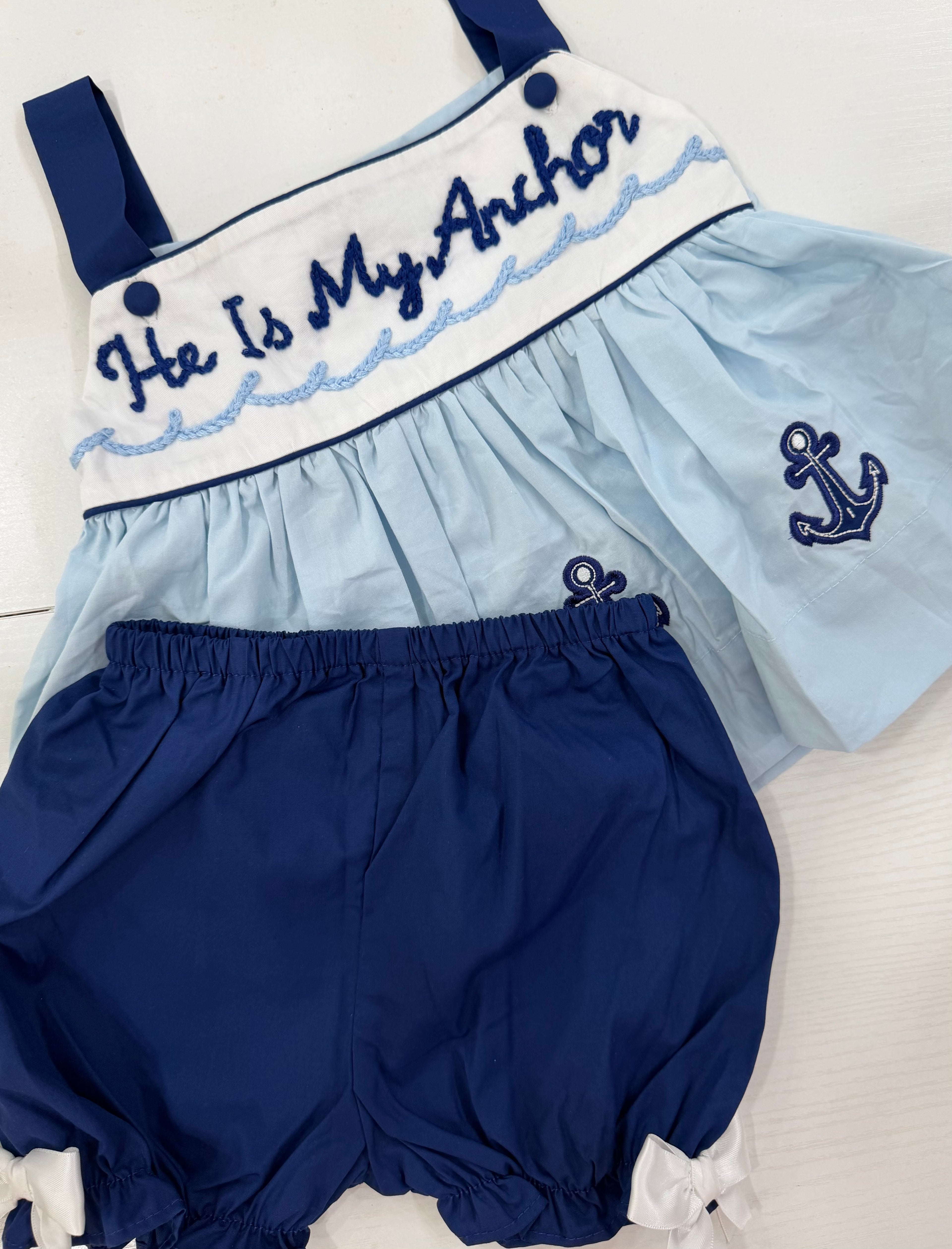 He Is My Anchor Bloomer Set