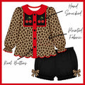 Cheetah Cherry Bloomer Set NOT CUSTOMIZABLE