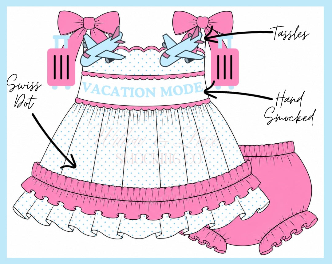 Vacation Mode Bloomer Set NOT CUSTOMIZABLE