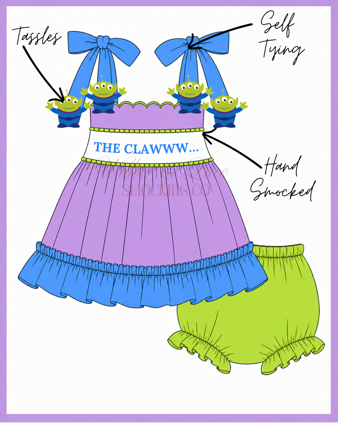 The Claw Bloomer Set NOT CUSTOMIZABLE