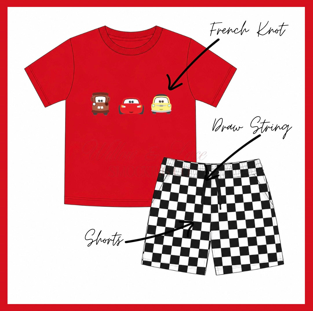 Ka-Chow Boys Tee Set NOT CUSTOMIZABLE