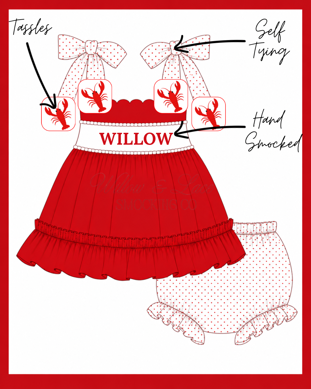 PO Crawfish Bloomer Set CUSTOMIZABLE