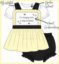 Baby Bumblebee Bloomer Set NOT CUSTOMIZABLE