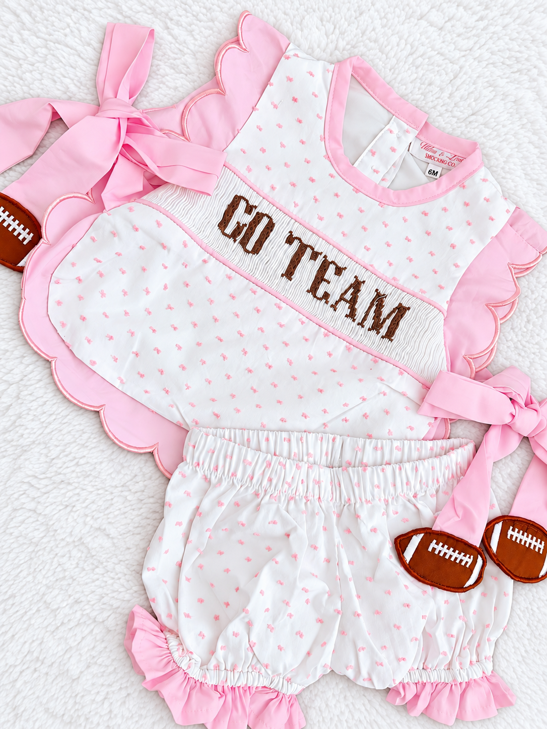 RTS “GO TEAM” Apron Bloomer Set