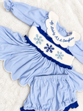 RTS Beaded Snowflake Bloomer Set