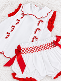 RTS Beaded Candy Cane Bloomer Set